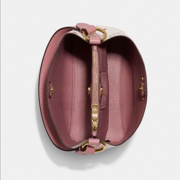 Coach Small Town Bucket Bag With Heart Petal Print - Picture 3 of 13